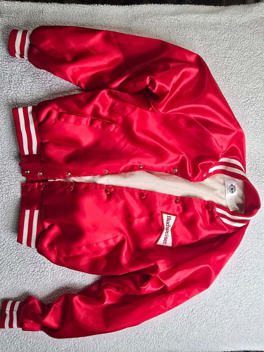 Vintage 1980's Budweiser Bomber Jacket